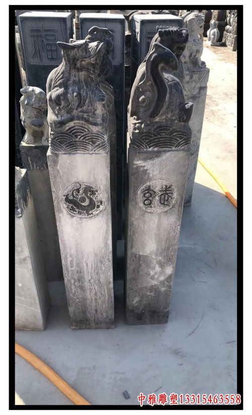 傳統與現代的交融 火麒麟石雕拴馬樁與水泥構件在濰坊雕塑藝術中的創新